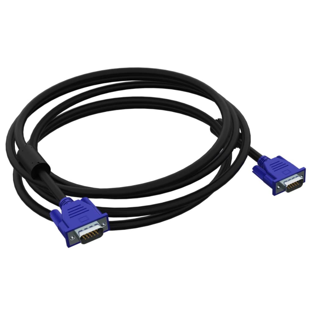 Kyper Uskyper 1367 Monitor Cable 6Ft 15 Pin M/M Vga To Vga Svga 1080P Full Hd High Resolution For Tv Computer Projector (1)