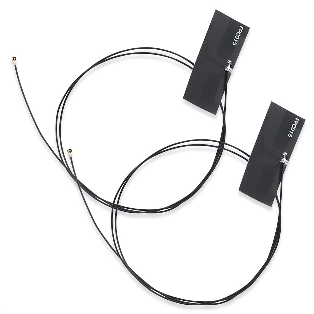60Cm/2Ft 2Pcs Mhf4 Ipex Wlan Network Adapter Pc Antenna For Ngff Intel 7260 8260 8265 9265 9260 9560 Ax210 Ax200Ngw Ax Killer M.