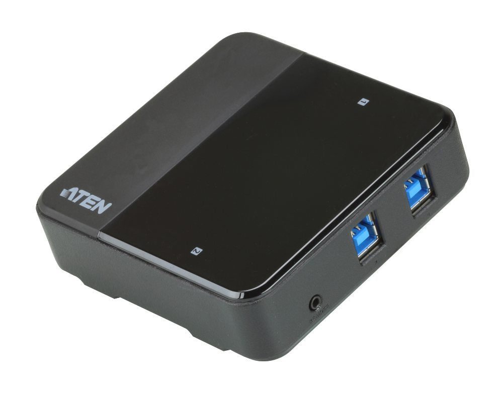 ATEN US3324 2-Port USB to USB-C Sharing Black