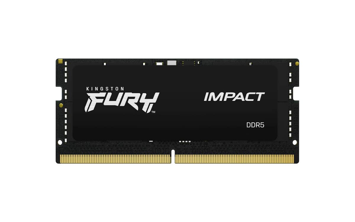 Kingston Fury Impact 16Gb 6000Mt/S Cl38 Ddr5 Sodimm | Intel Xmp 3.0 | Plug N Play | Laptop Memory | Single Module | Kf560S38Ib 1