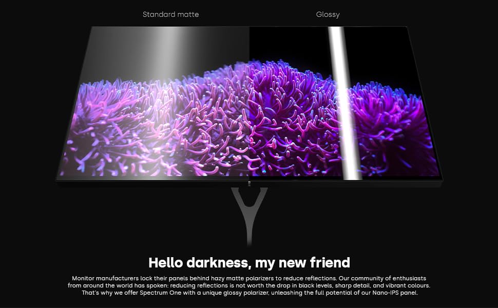 Dough Spectrum One 27 Inch Gaming Monitor   4K Hdr, 144Hz Refresh Rate, 1Ms Response, Ips Panel, Freesync Premium Pro, Usb C Doc