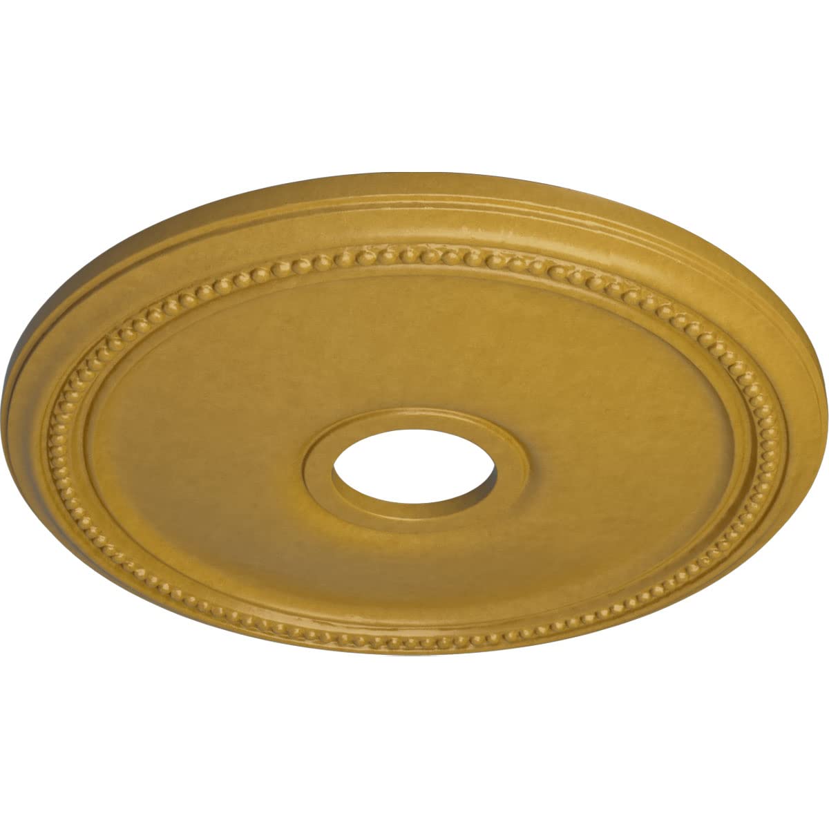 Ekena Millwork Cm18Diigs Diane Ceiling Medallion, 18Od X 3 5/8Id X 1 1/8P (Fits Canopies Up To 5 3/8), Hand-Painted Iridescent G