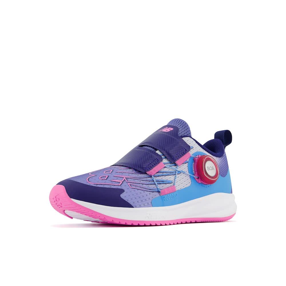 New Balance Kids Fuelcore Reveal V3 Boa Running Shoe, Vibrant Violetaurabubblegum, 5 Big Kid