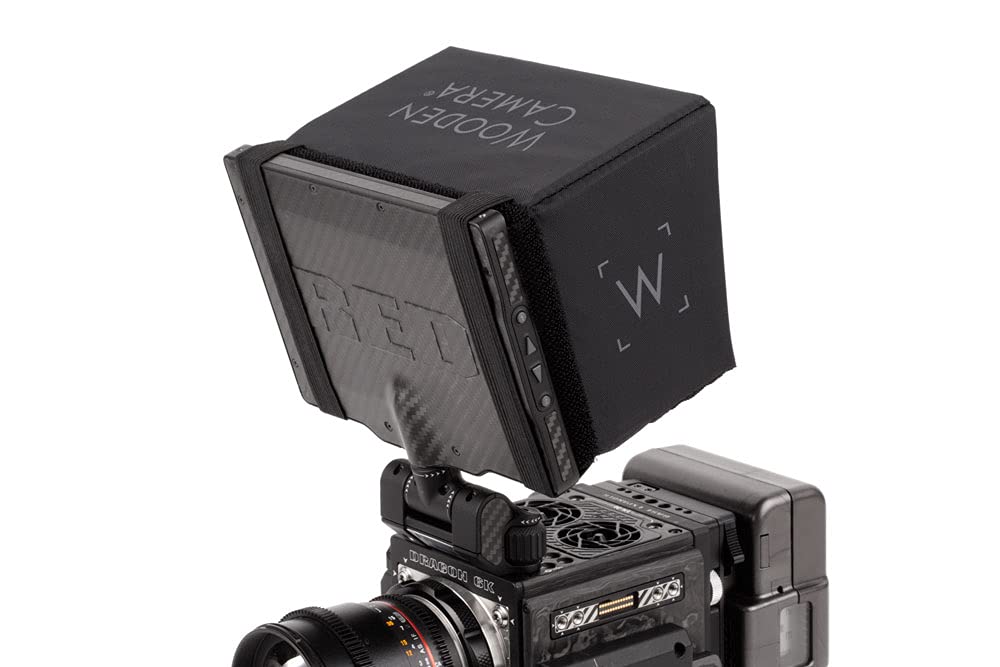 Wooden Camera Lcd Sun Shade For Monitors 6 To 7 Inches, Monitor Hood With All Sides Coverage And Flexible Bottom For Easy Access