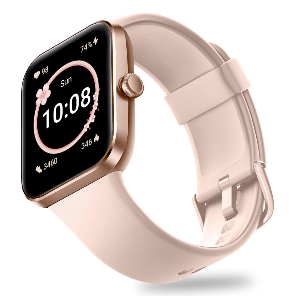 Octandra Go Veryfit 1.69'' Smart Watch   Heart Rate Blood Oxygen Saturation Sleep Monitor   Step Counter Pedometer   5Atm Exerci