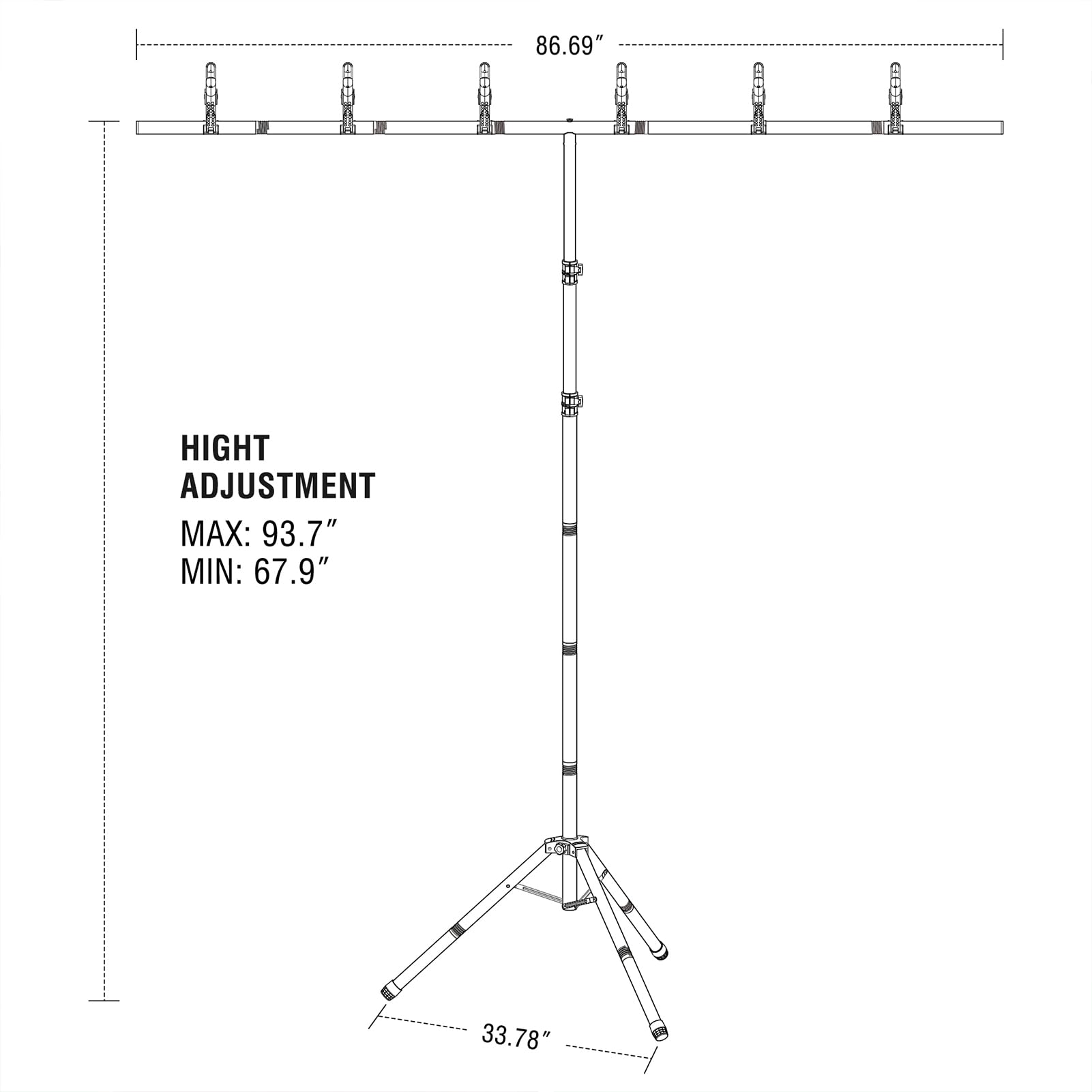 Forlogic Green Screen Backdrop Kit With Stand, 8X7.2Ft Portable Greenscreen Background Stand, T Backdrop Stand Kit For Streaming