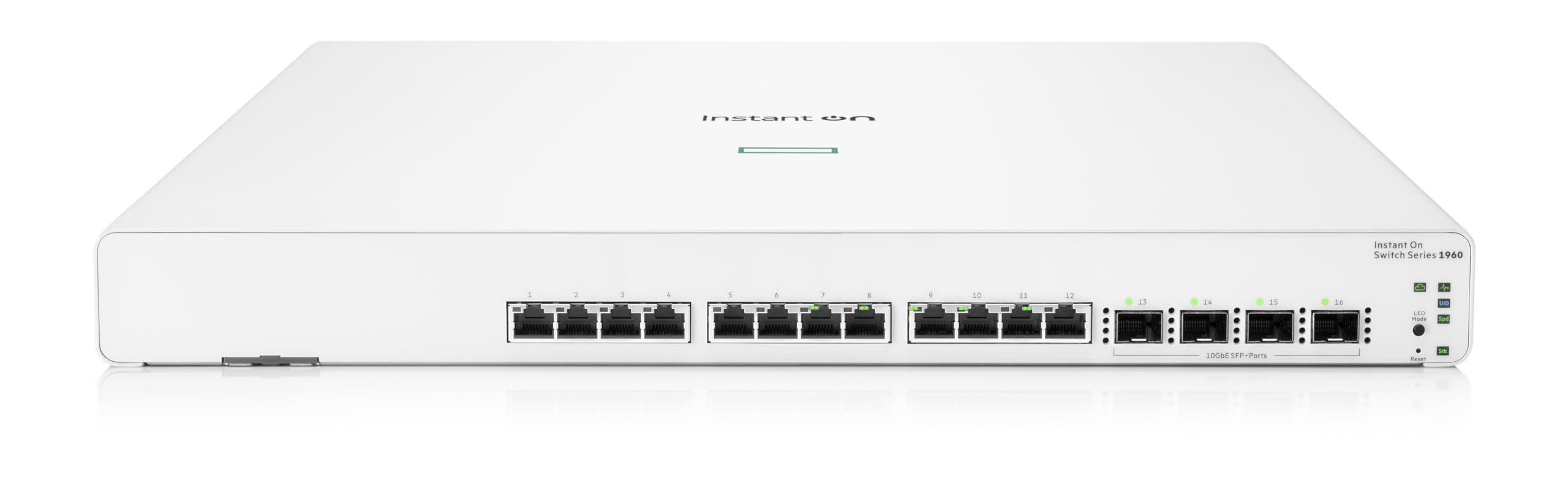 Aruba Instant On 1960 12-Port 10Gb Aggregator Smart Switch - 12x10GBase-T | 4X SFP+ (JL805A#ABB)