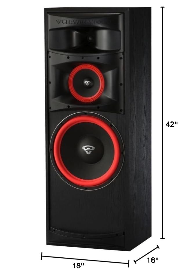 Cerwin Vega Home Audio Xls 12 12 Inch 3 Way Floor Tower Speaker