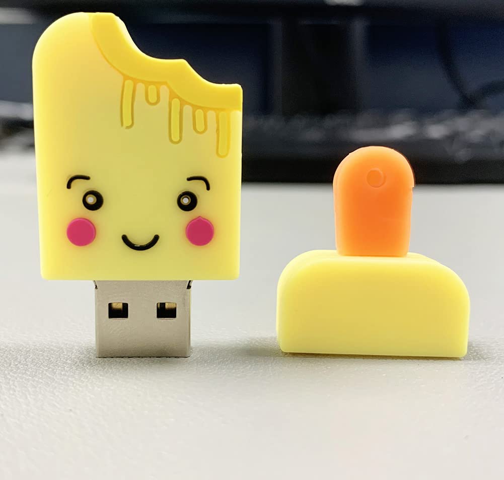 Borlterclamp Usb Flash Drive Pack Of 3 Pcs (32Gb X 3), Cute Popsicle Shaped Usb Drive Thumb Drive Memory Stick For External Data Storage