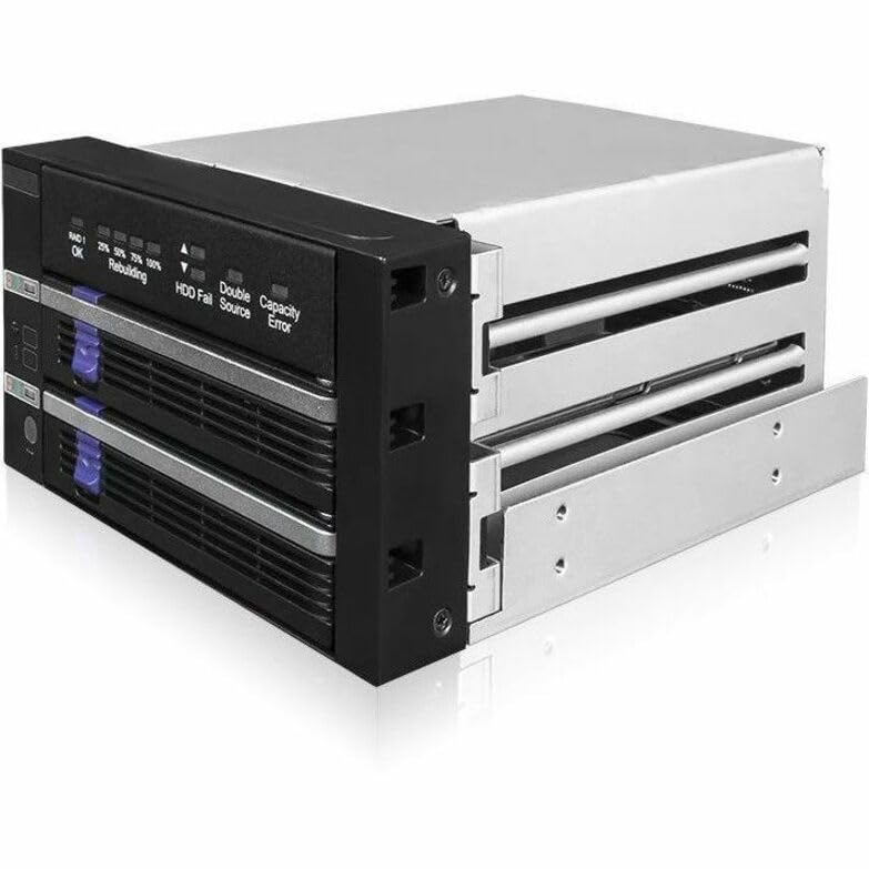 ICY DOCK RD MB901SPRB R1 FatCage RAID Dual2.5 3.5SATA Drive Removable RAID1