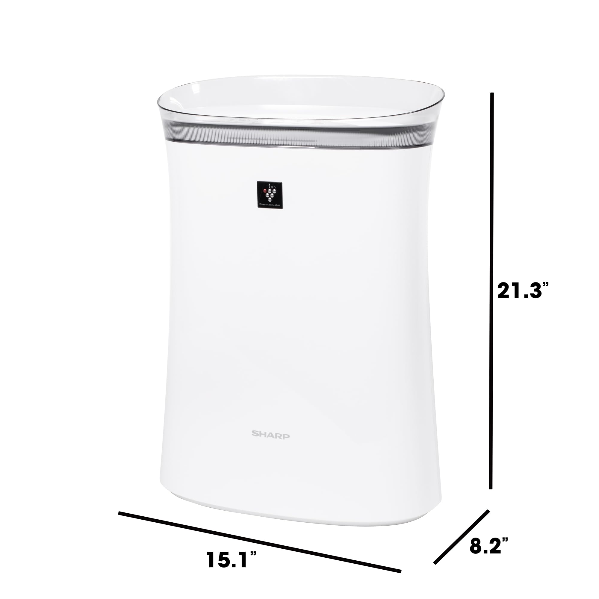 Sharp Air Purifier With Plasmacluster Ion Technology And Triple Filtration, Including True Hepa Filter. Covers Up To 1,253 Sq Ft