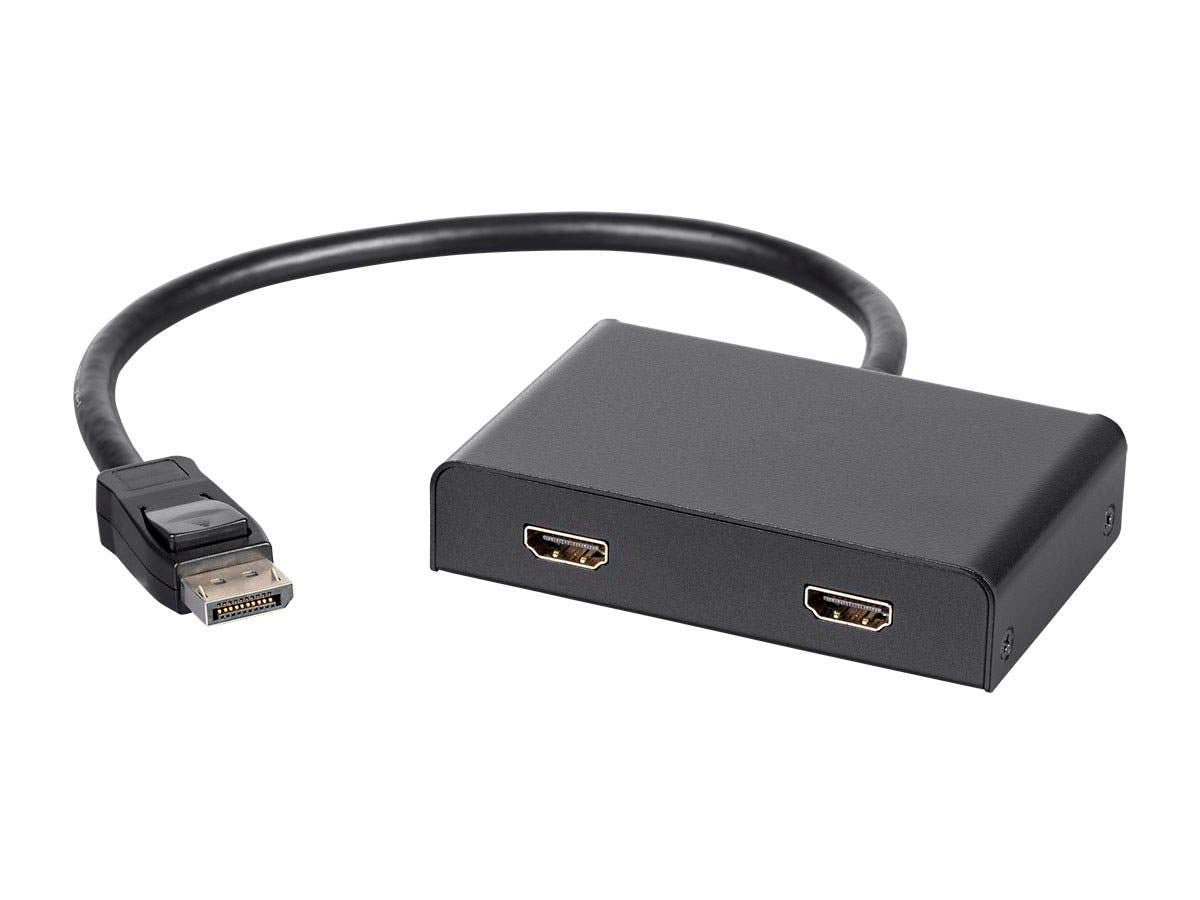 Monoprice 2-Port Displayport 1.2 To Hdmi Multi-Stream Transport (Mst) Hub