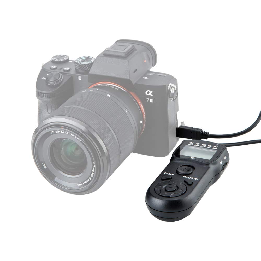 Jjc Intervalometer Timer Remote Control Shutter Release For Sony A6000 A6100 A6600 A6500 A6400 A6300 A1 A7 A7Ii A7Iii A7Iv A7R V