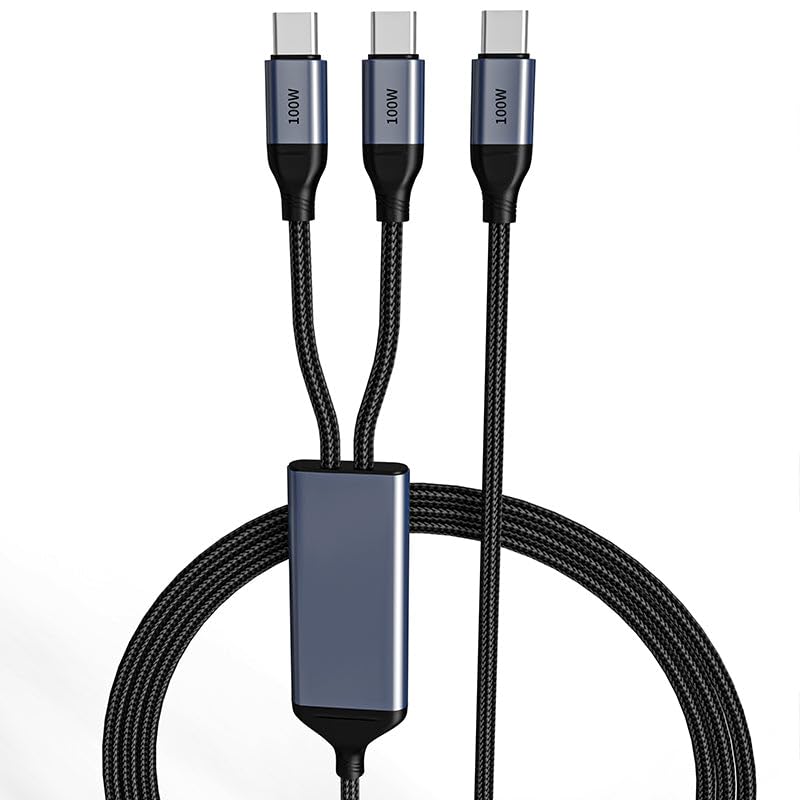 Omnihil 3.2Ft Usb-C Splitter Cable Compatible With Goal Zero Sherpa 100Ac Power Bank