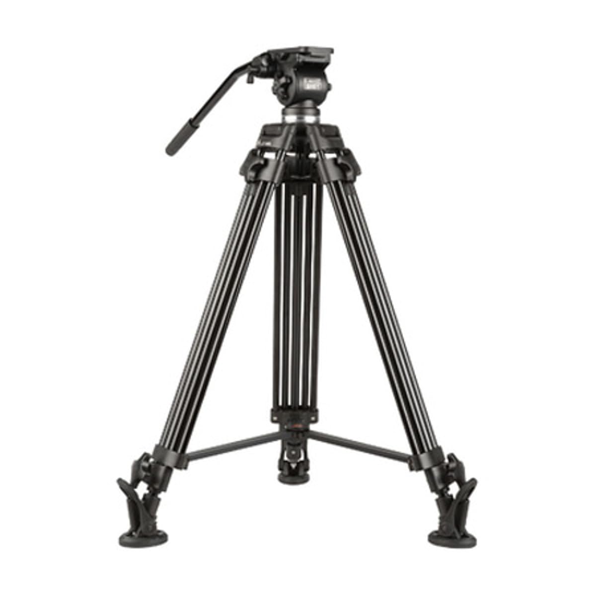 Ikan E Image 2 Stage Aluminum Video Tripod W/ Fluid Pan/Tilt Head, Maximum Height: 63.25