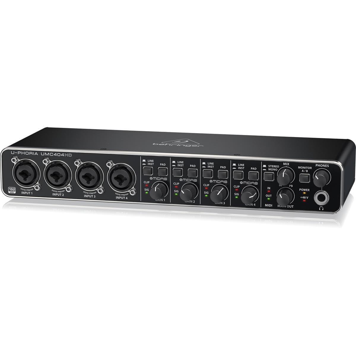 Behringer Behringer U Phoria Umc404Hd   Usb 2.0 Audio/Midi Interface