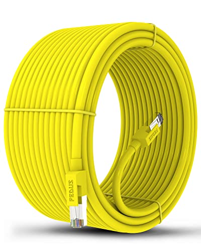 Fedus Cat6 Ethernet Cable, HighSpeed 550Mhz 10 Gigabit Speed Utp Lan Cable For Laptop, Personal Computer, Router, Server, Telev