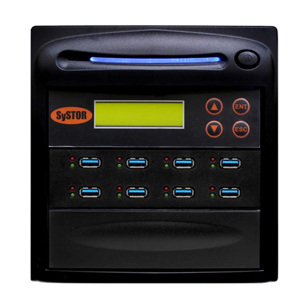 Systor 1 To 7 Usb 3.0/3.1 Duplicator & Sanitizer 6Gb/Min   Standalone Multiple Flash Memory Copier & Storage Drive Eraser, Copy