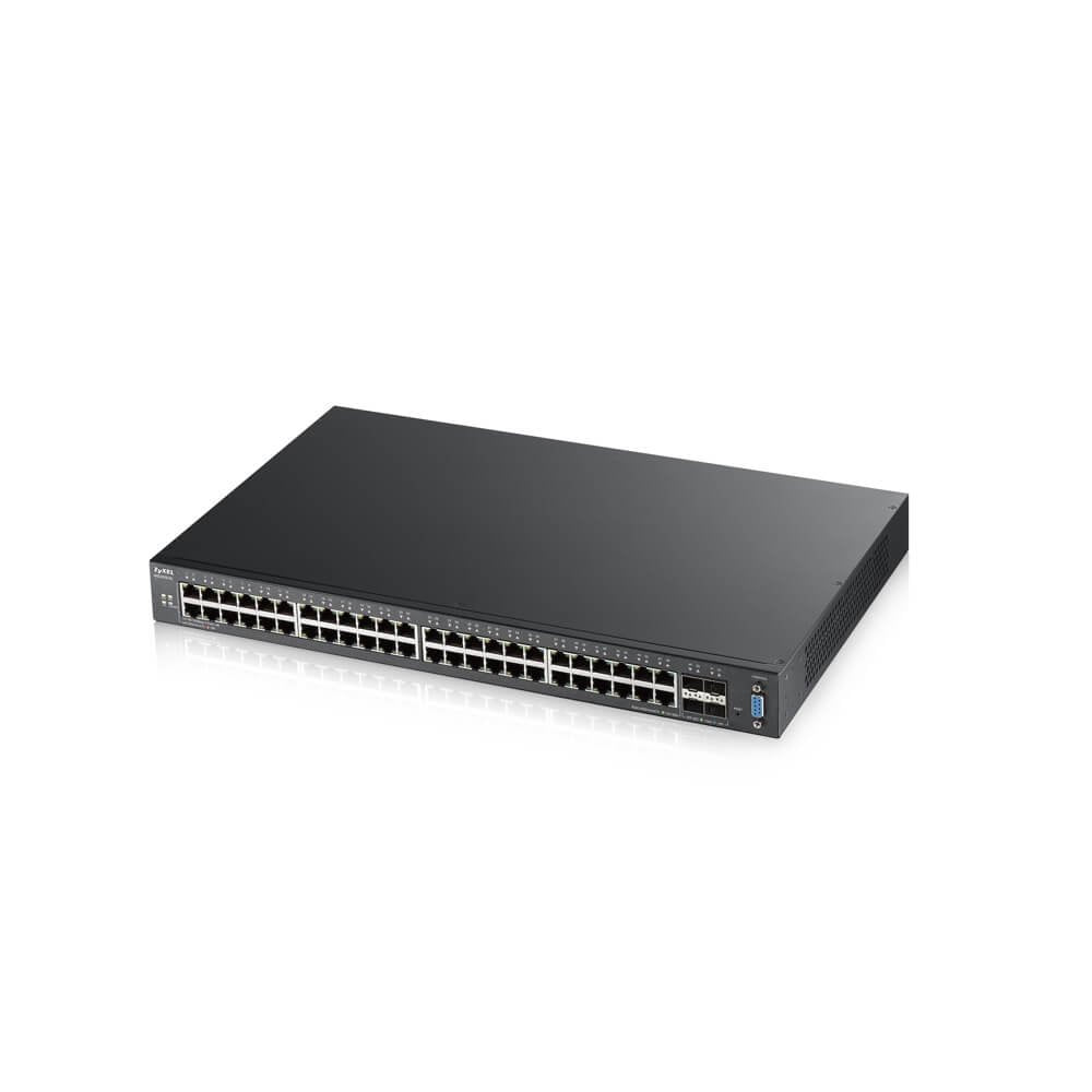 Zyxel 48 Port Gigabit Layer 2 Managed Switch, 4X 10G [Xgs2210 52]