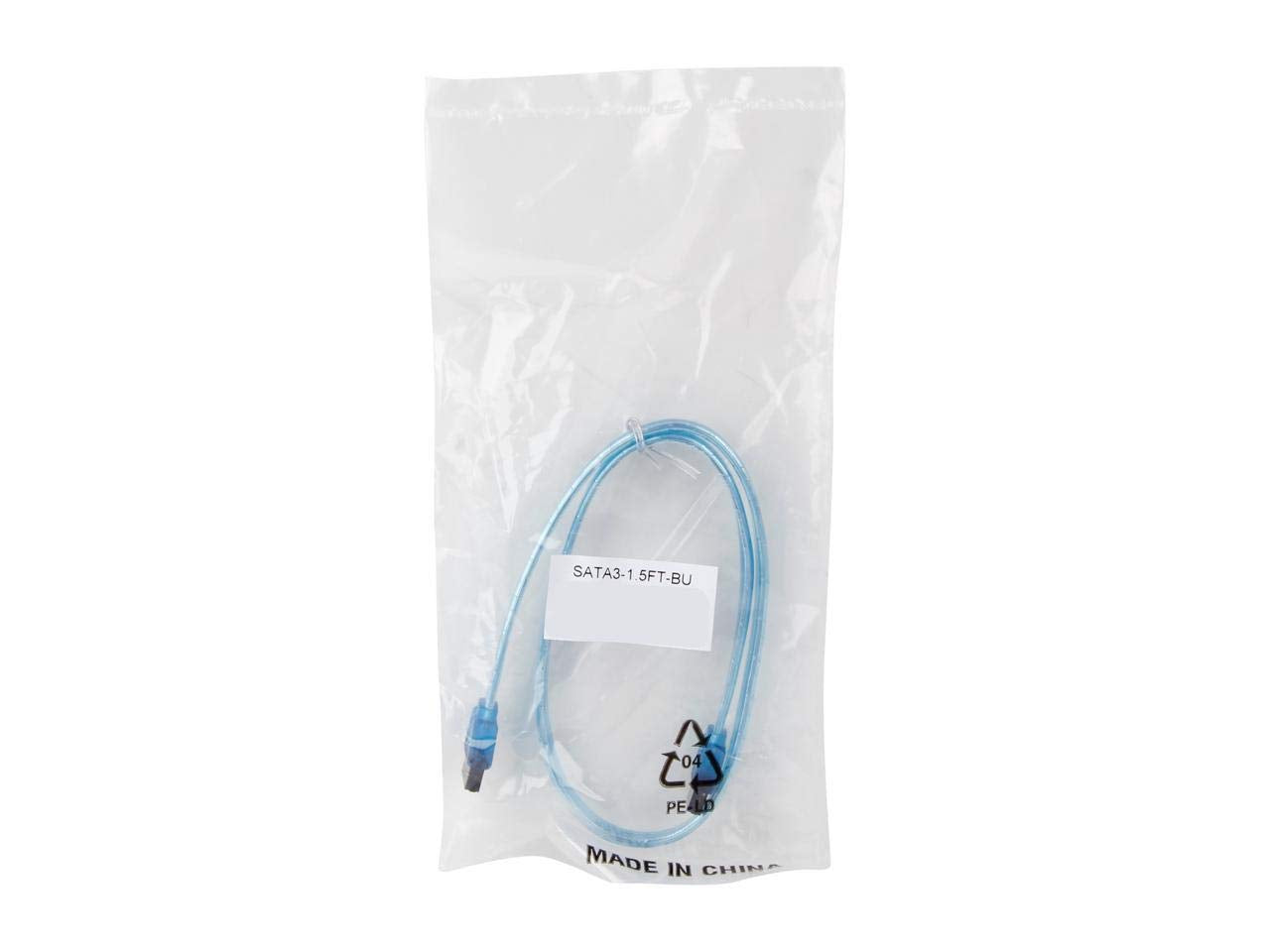 Nippon Labs Sata3 1.5Ft Bu 18 Inch Sata Cable, Blue