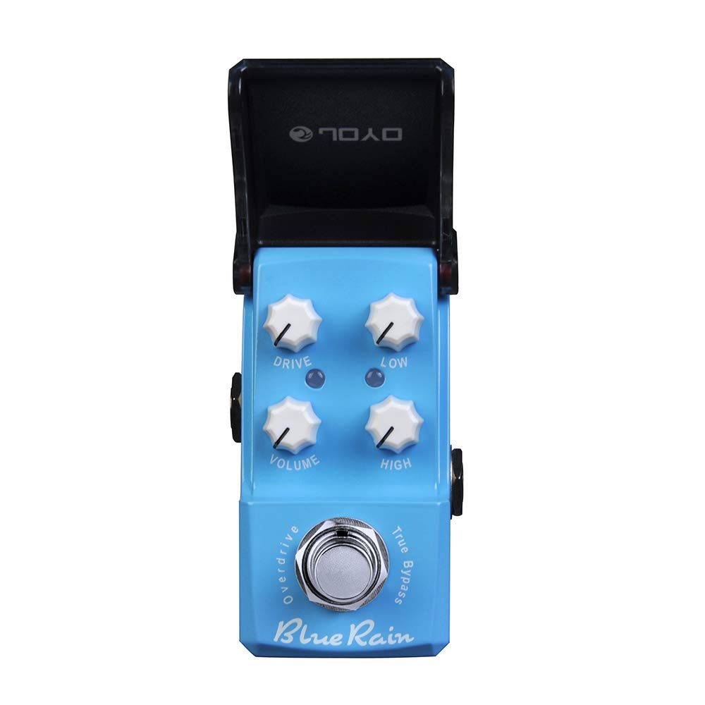 Joyo Overdrive Mini Pedal For Electric Guitar Pedal Effect - True Bypass Ironman Series (Blue Rain Jf-311)