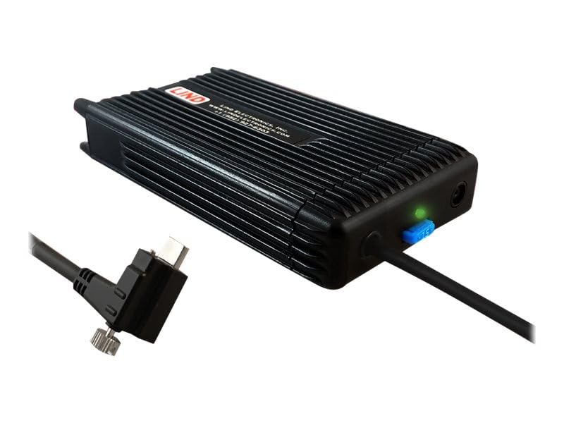 100W Usbc Dc Power Adapter, 12-32Vin, Bare-Wire Input, 90 R/A Usbc