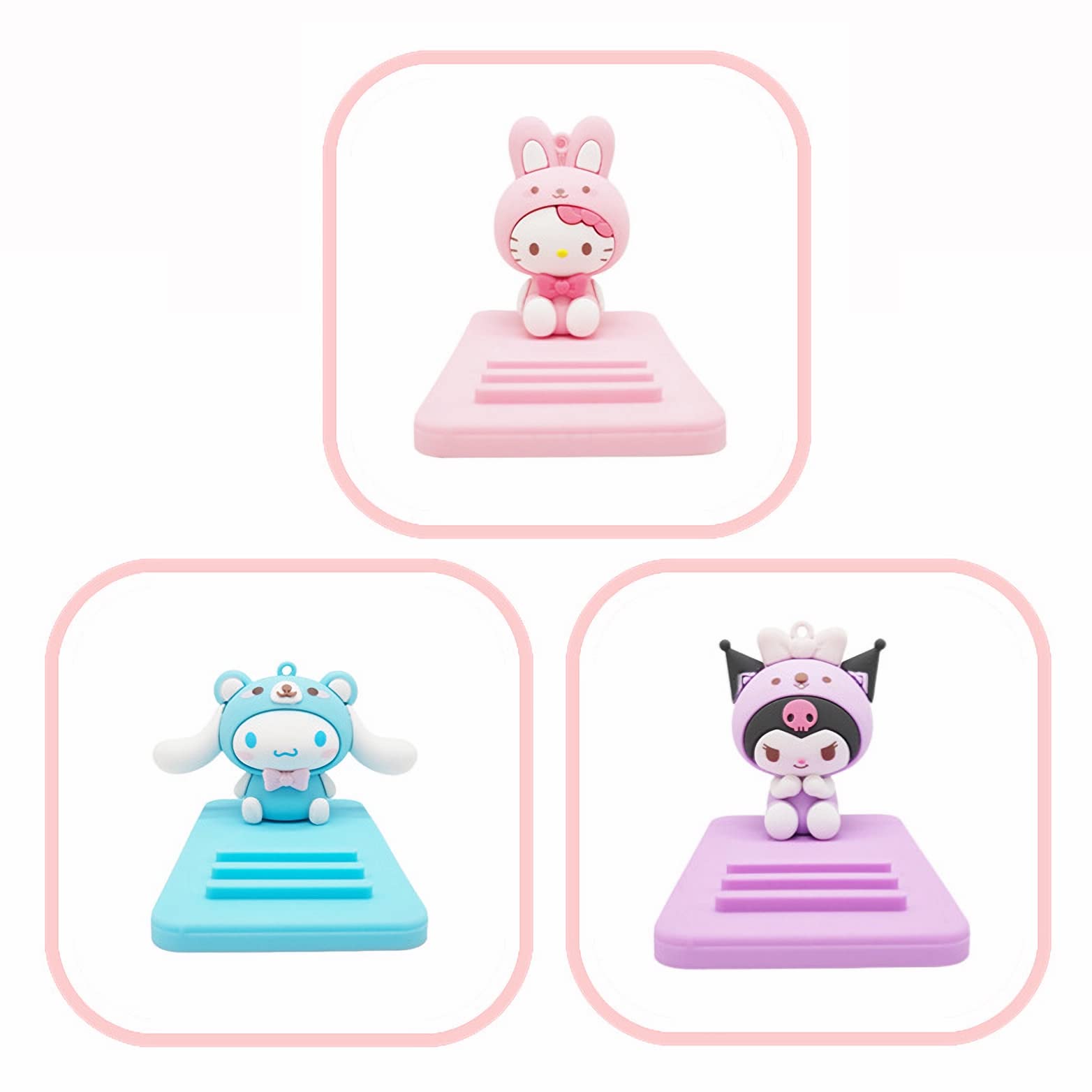 Cute Phone Stand For Desk, Cell Phone Holder For Girls, Compatible With All Mobile Phones