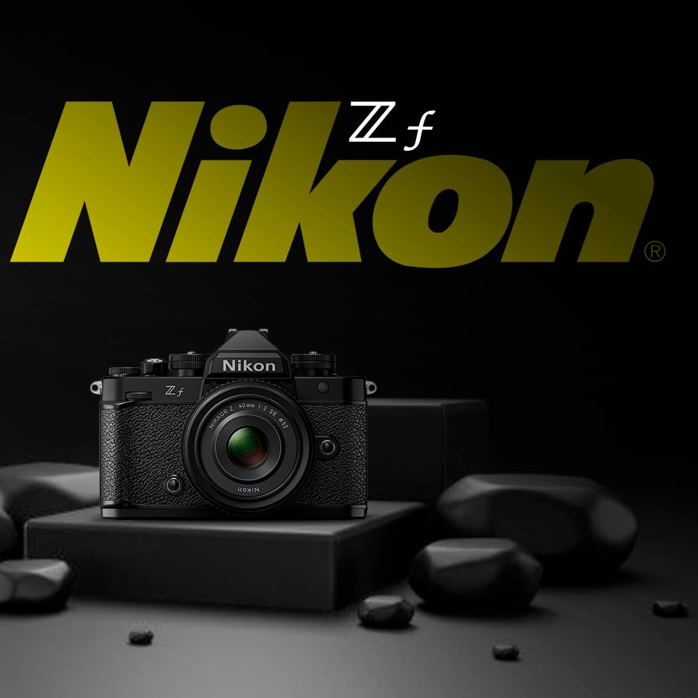 Nikon Zf Mirrorless Full Frame Sensor Camera (Black) - 4K Video Recording And Touchscreen Display Bundle With Nikkor Z 24-200Mm,