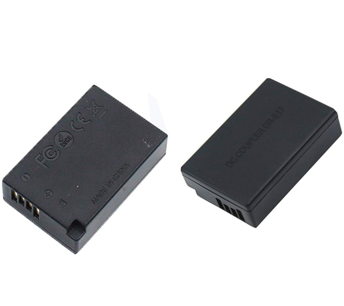 Ack E17 Replacement Ac Power Adapter Kit/Charger For Canon Eos M3, M5, M6,(Not Fit Eos Rp) Mirrorless Digital Cameras (With Dc C