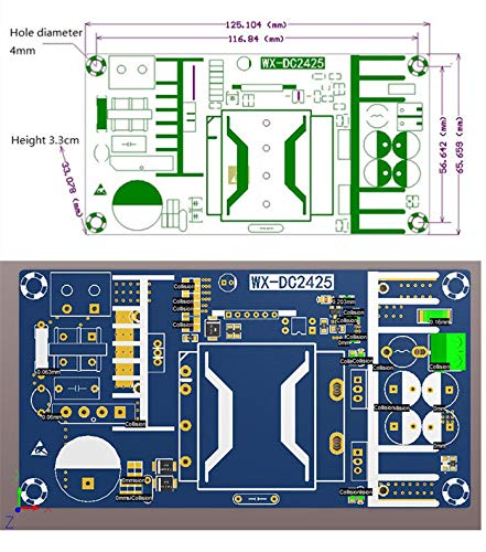Noyito Ac To Dc Isolated Power Supply Module Ac 120V 110V   245V To Dc 12V 17A 204W Peak 12V 20A 240W Max Power Module With Over