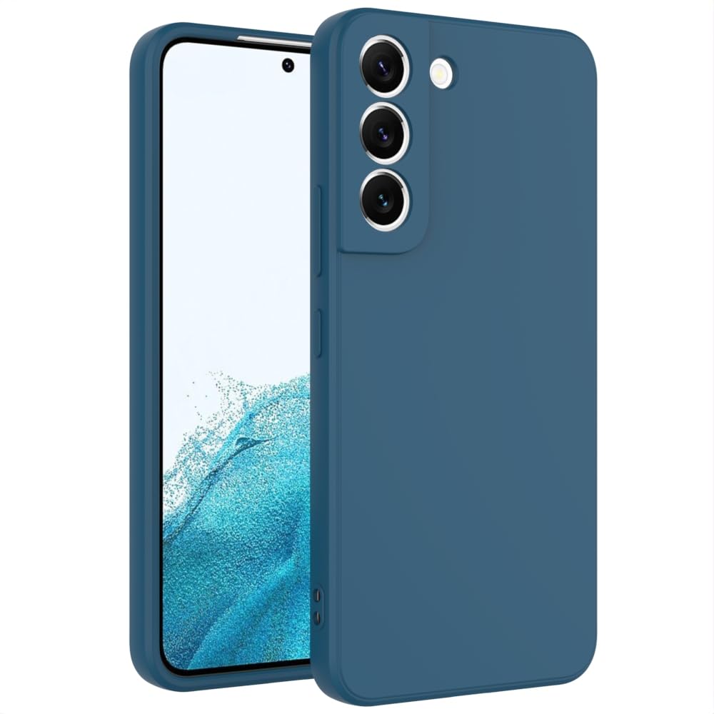 Wogroo For Samsung Galaxy S22 Plus Case Dark Blue, Scratch Resistant With Soft Touch, Slim Thin Phone Cover For Samsung Galaxy S