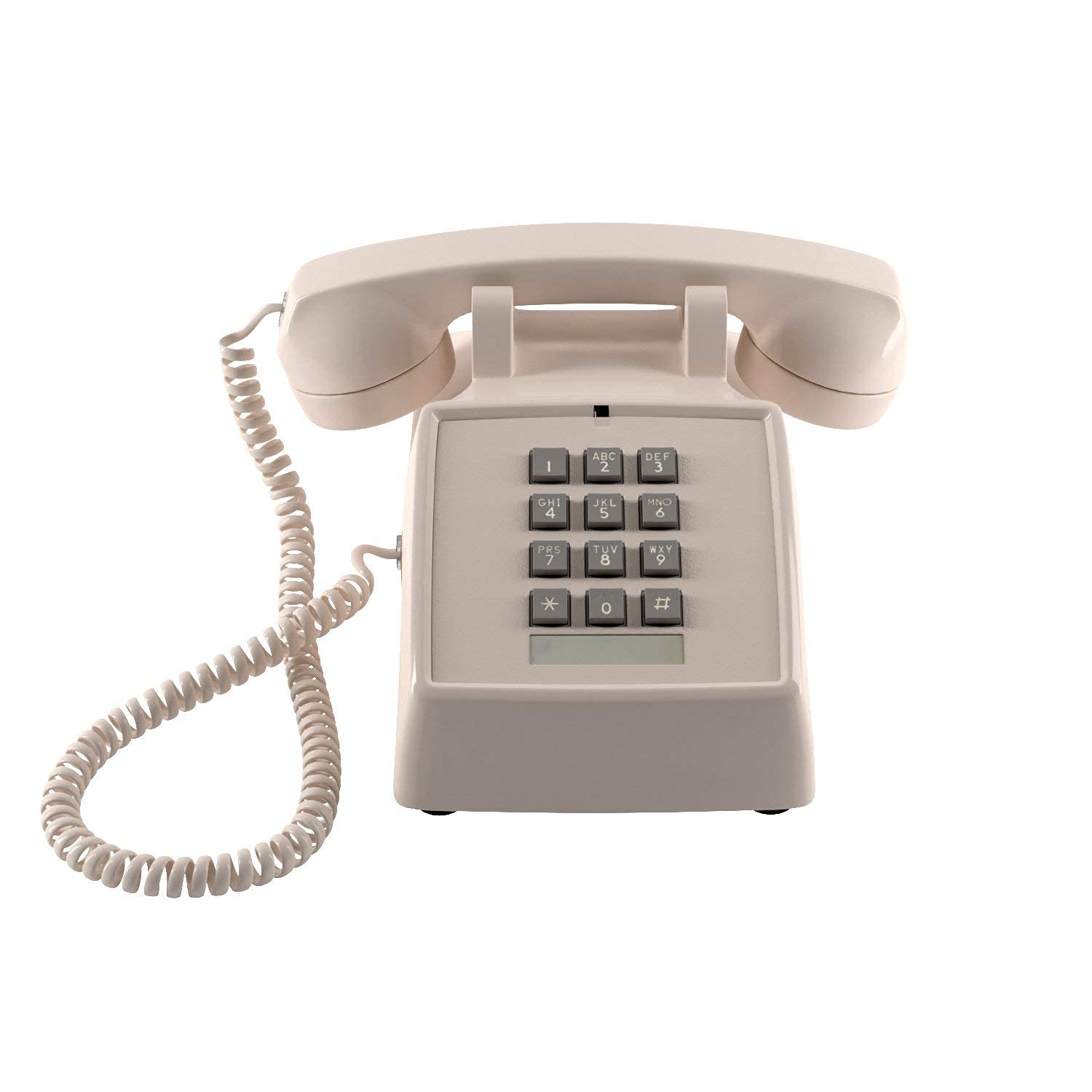 Home Intuition Classic Corded Phone For Hearing Impaired Telephone For Seniors With Extra Loud Ringer (Ash)