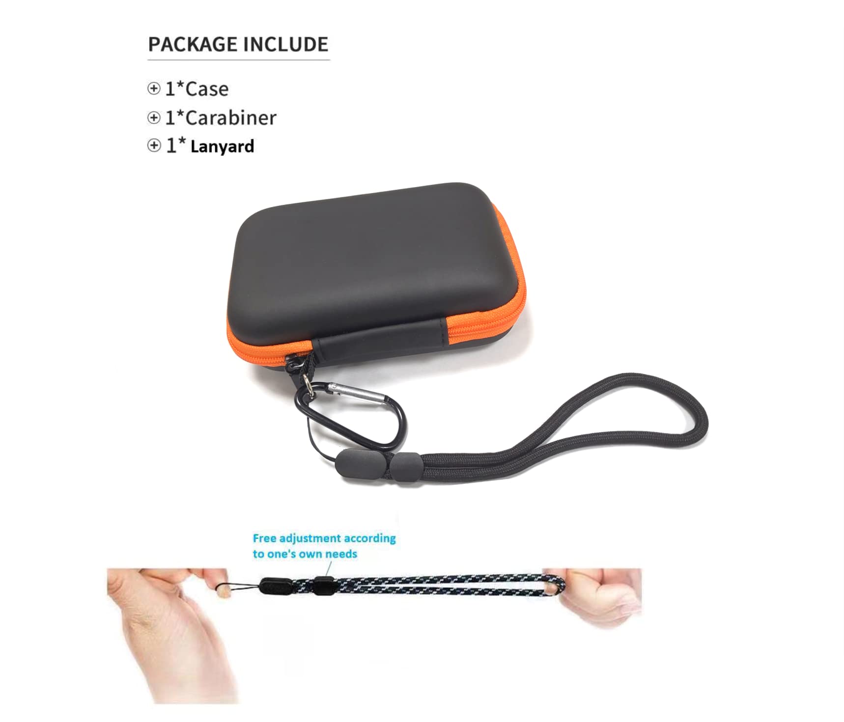 Buisamg (Only Case) 510 Thread Charger Storage Case, Carrying Battery Bag Pen Case Small Travel Case, Organizer Pouch With Carab