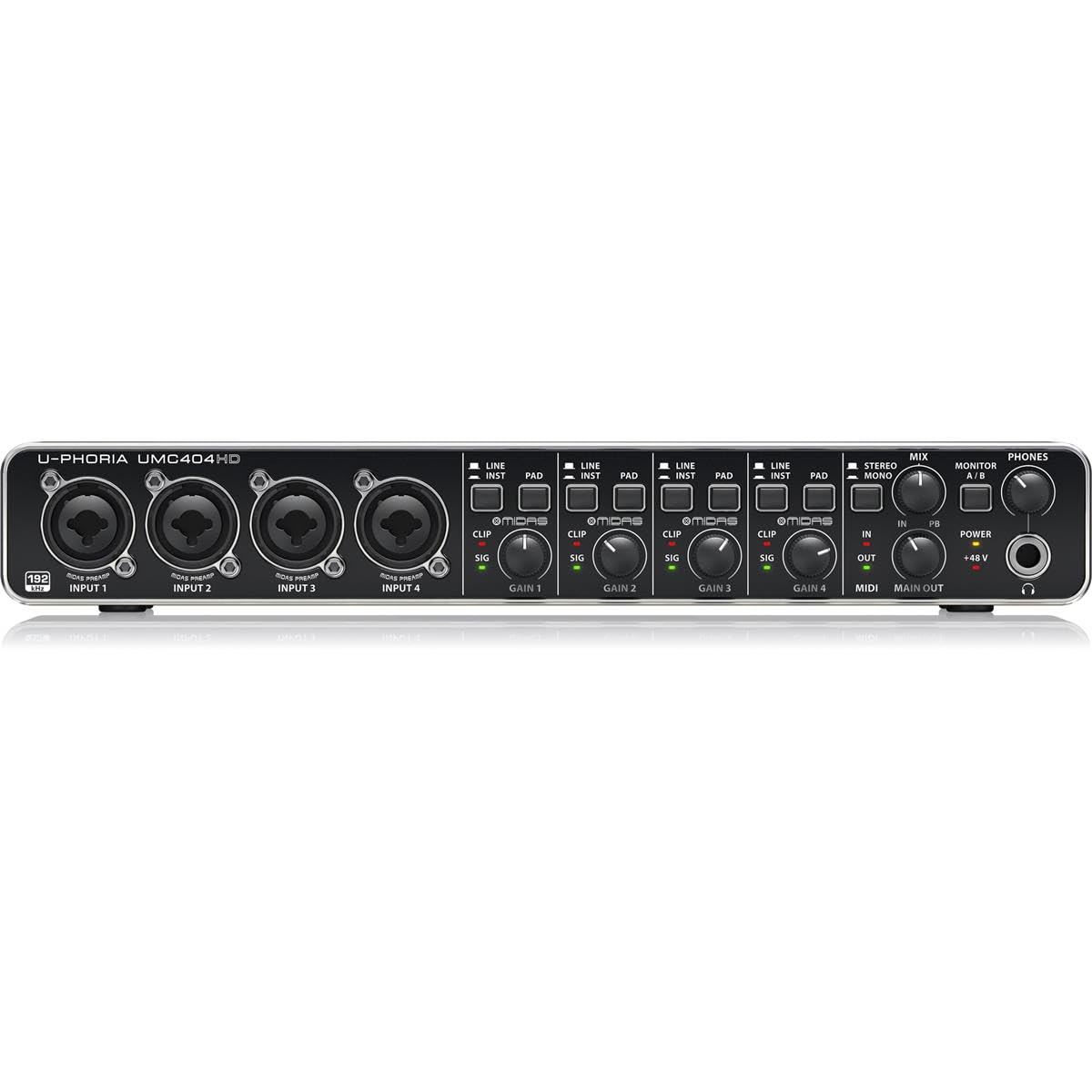 Behringer Behringer U Phoria Umc404Hd   Usb 2.0 Audio/Midi Interface