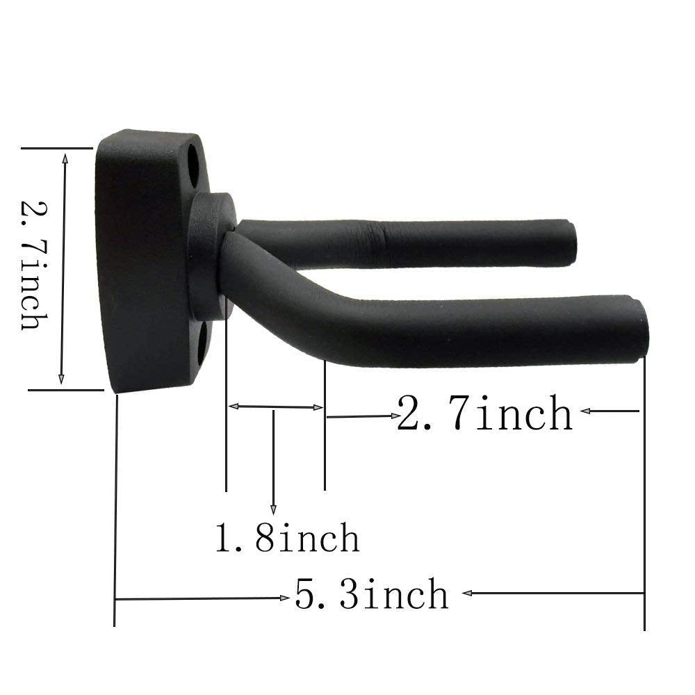 Veidia 6 Pcs Guitar Hangers Keep Hook Holder Wall Mount For All Size Guitars, Bass, Mandolin, Banjo