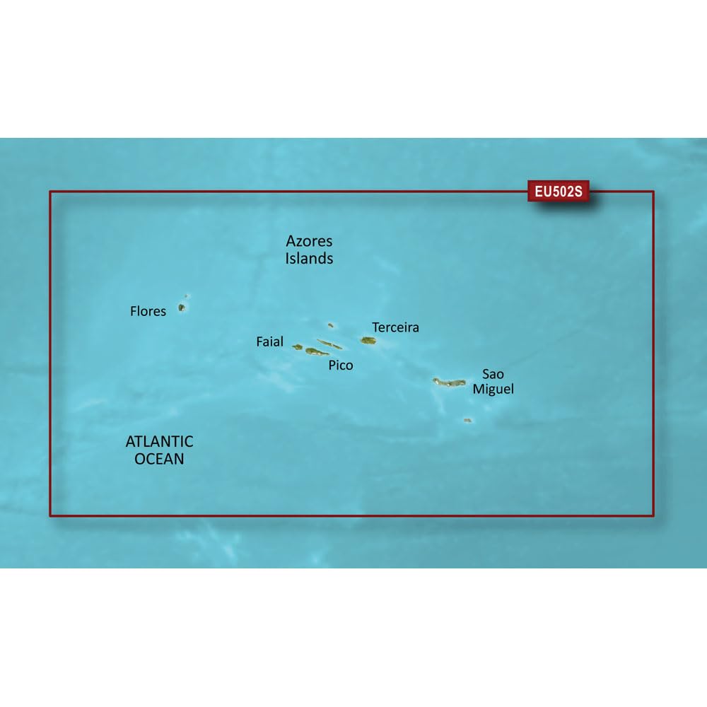 Garmin BlueChart g2 Vision - VEU502S - Azores Islands - SD Card