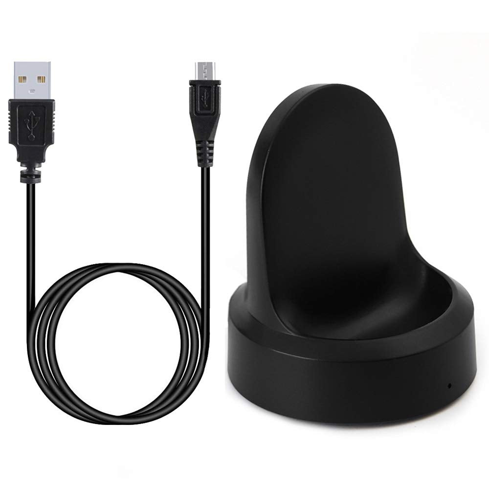Charger For Gear S3 Frontier/Classic, Replacement Charging Dock Cradle Cable For Smausng Gear S3 Frontier/Classic Smart Watch (B