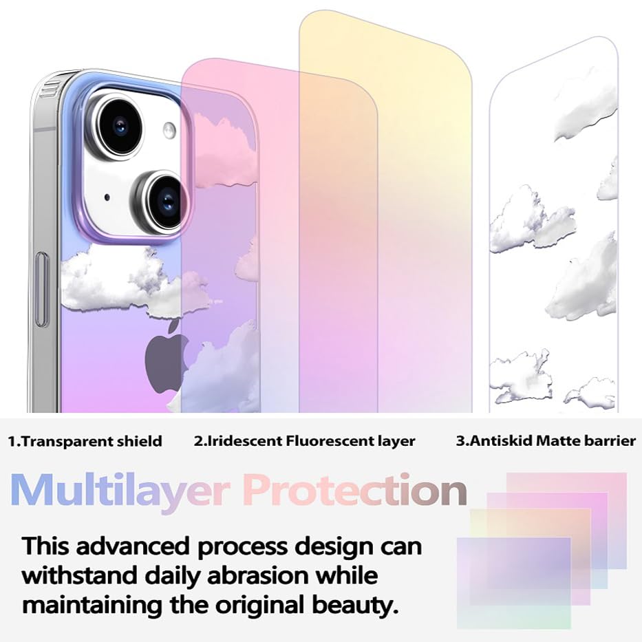 I Mgae In Ar Cute Clear Crystal Designed For Iphone 13 Case 6.1 Inch 2021 Released,Shockproof Protective Phone Cases Slim Cover