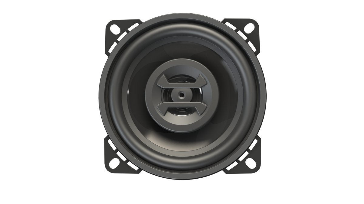 Hifonics Zs4Cx Zeus Coaxial Car Speakers (Black, Pair)   4 Inch Coaxial Speakers, 175 Watt, 2 Way Car Audio, Passive Crossover, 