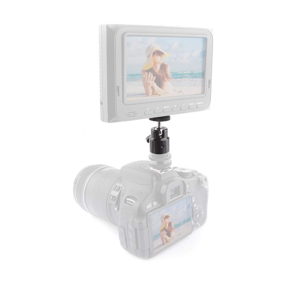 Camvate 360 Degree Swivel 1/4-20 Mini Ball Head For Dslr Cameras Tripods Monopods Light Stand (2 Pieses) - 1817