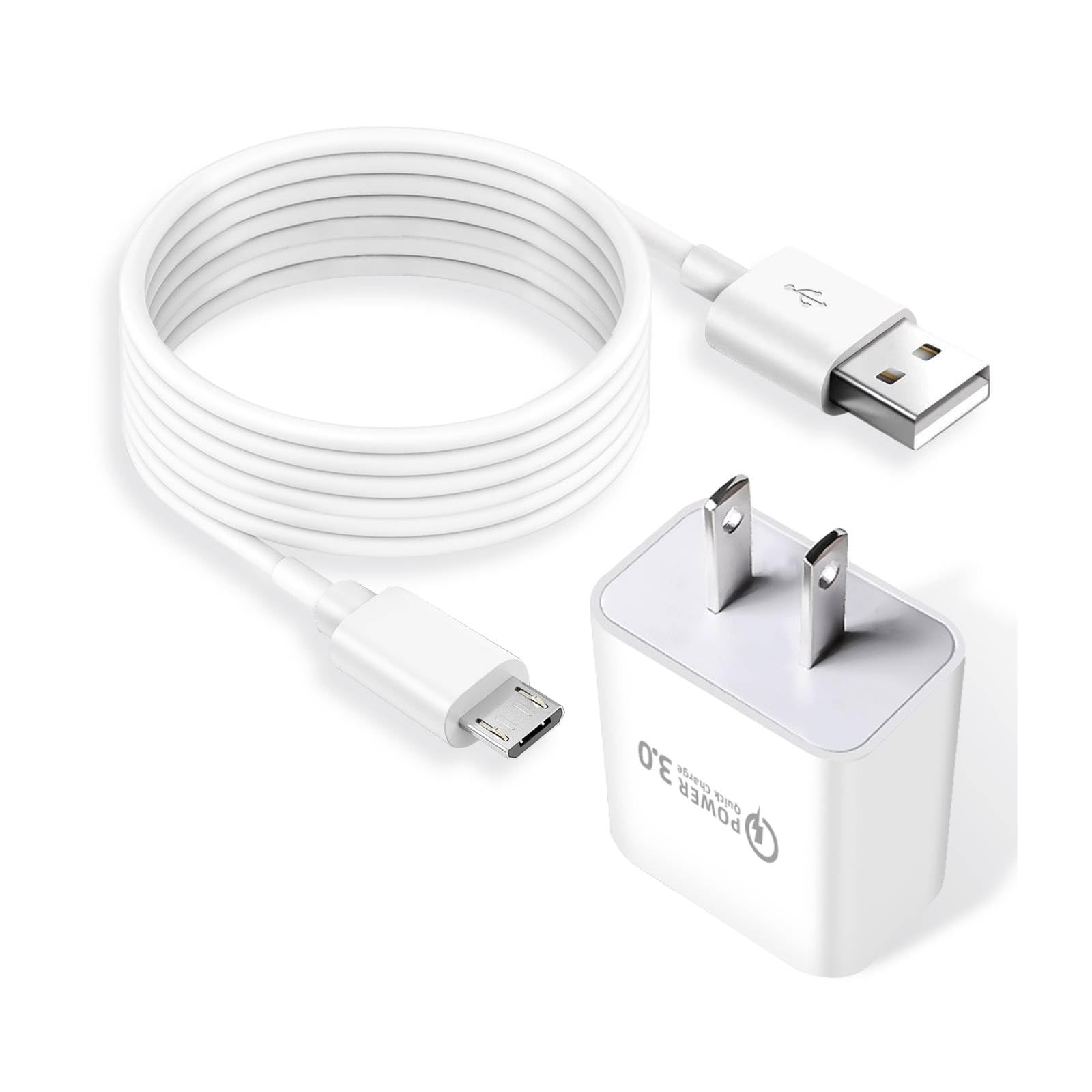9.8FT Micro USB Charging Cable Arlo 9V Power Adapter for Arlo Pro2, Pro, Q/Go, Essential Spotlight XL, Spotlight Indoor Cam, Wyz
