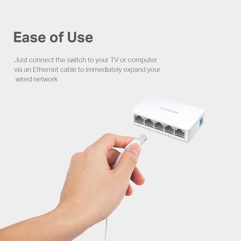 Mercusys Ms105 10/100Mbps 5 Port Desktop Switch