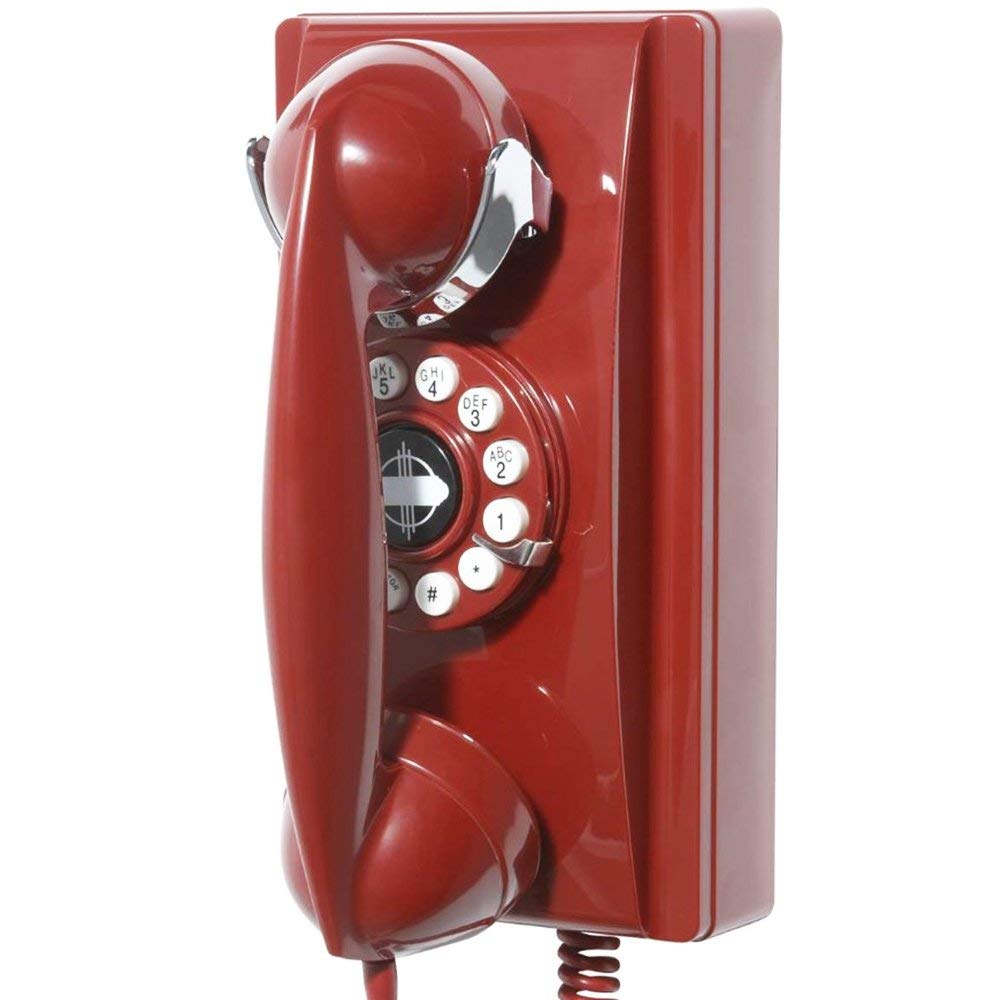 Crosley 302 Red Wall Phone (Cr55 Re)