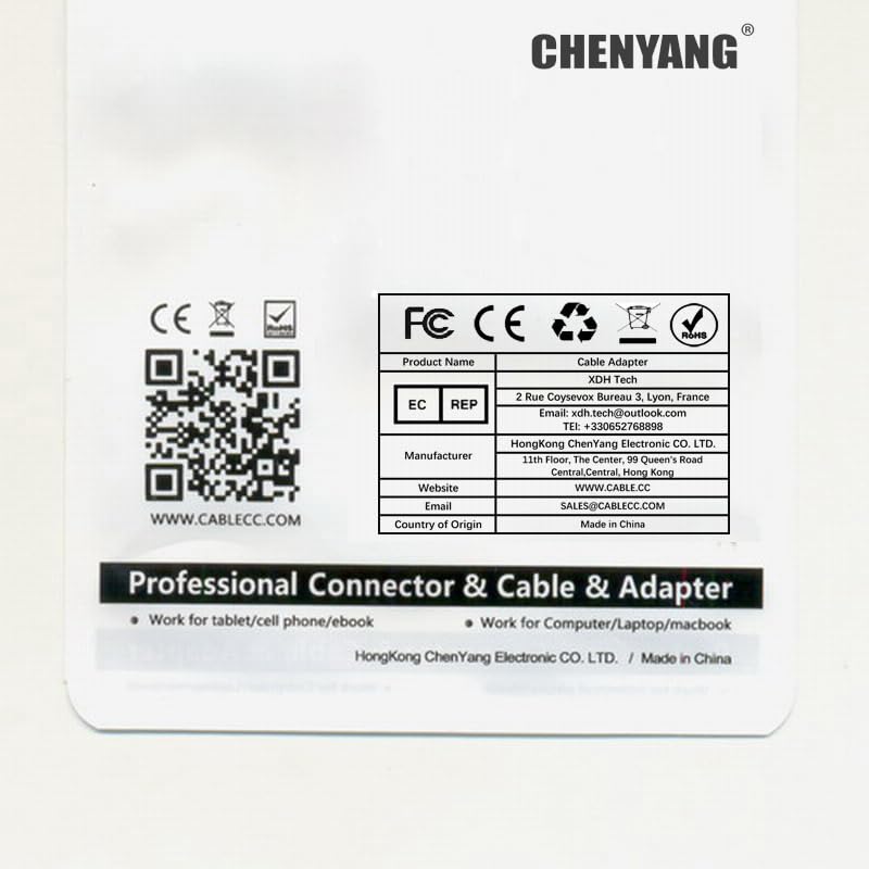 chenyang SATA II Power Splitter Cable 15Pin Male to 2 Female for SSD HDD 5V 12V Copper 20cm