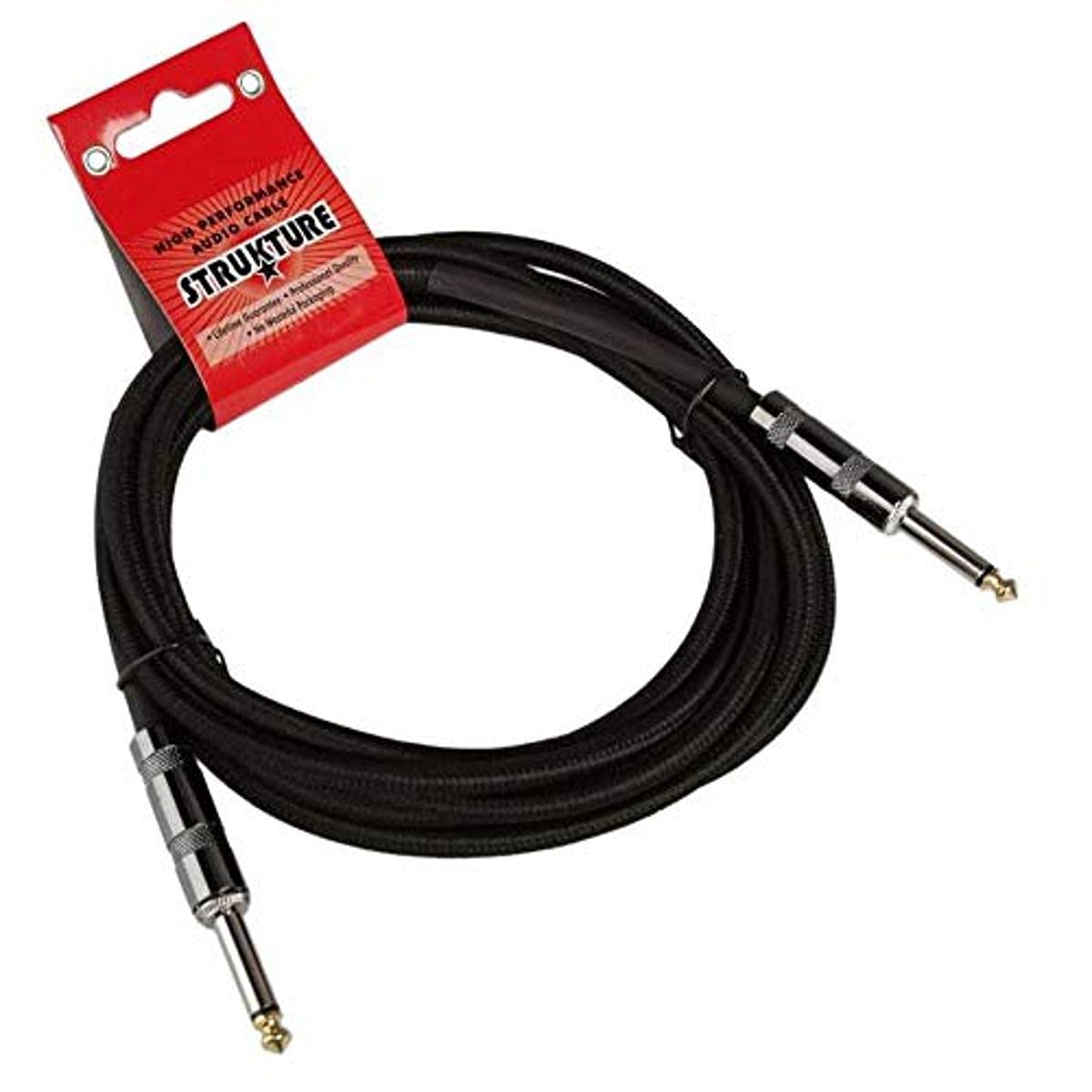 Strukture Instrument Cable, 1/4, Black (SC10W)