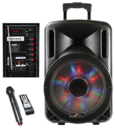 Befree Sound Bluetooth Powered Pa Subwoofer With Illuminatiing Lights