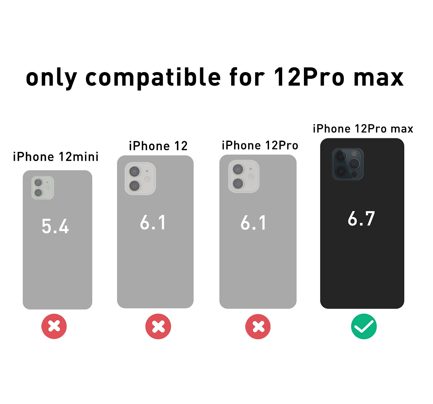 Tuokiou Clear Wallet Phone Case For Iphone 12 Pro Max Upgrade Card Slot Case Slim Fit Protective Soft Tpu Shockproof Cover With