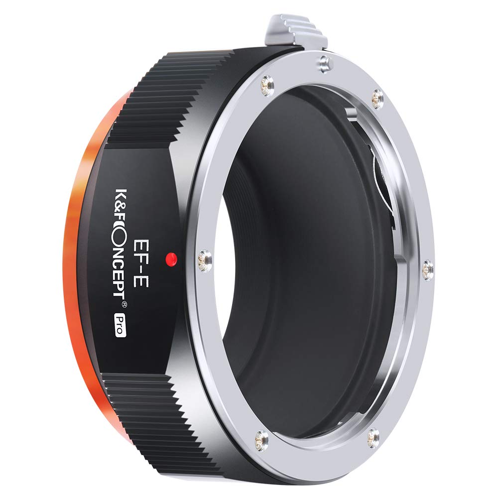 K&F Concept Lens Mount Adapter For Canon Ef Ef S Lens To Sony Alpha E Nex Mount Mirrorless Cameras, Manual Focus Lens Adapter With Matting Varnish Design, Not Auto Focus