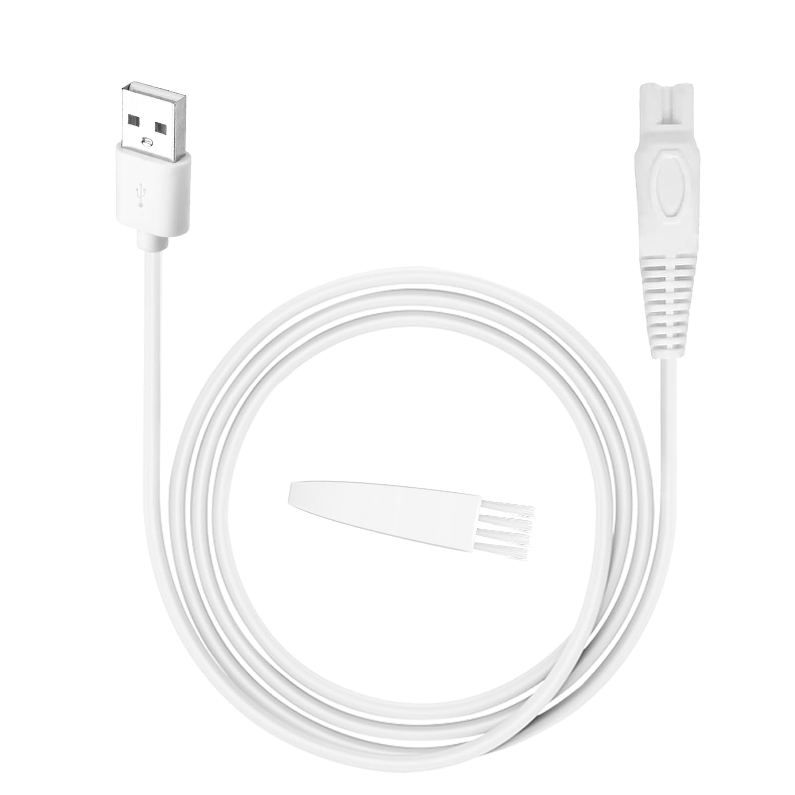 5V Charger Compatible With Akunbem Women Electric Shaver, Usb Charging Cable For Akunbem Bikini Trimmer For Women, 1 Cleaning Br
