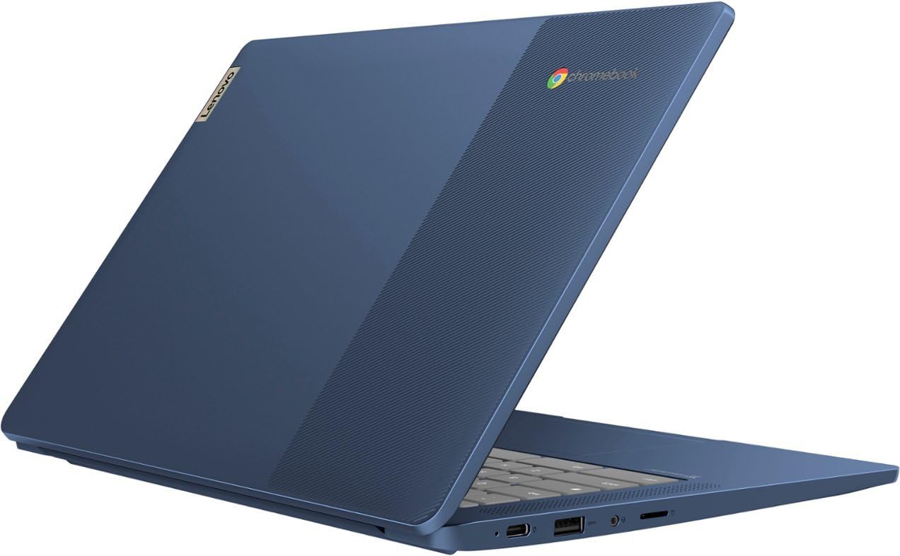 Lenovo 2023 Newest Slim 3 Chromebook Laptop For Students, 14 Inch Fhd Touch-Screen, Mediatek Kompanio 520 Processor, 4Gb Ram, 64